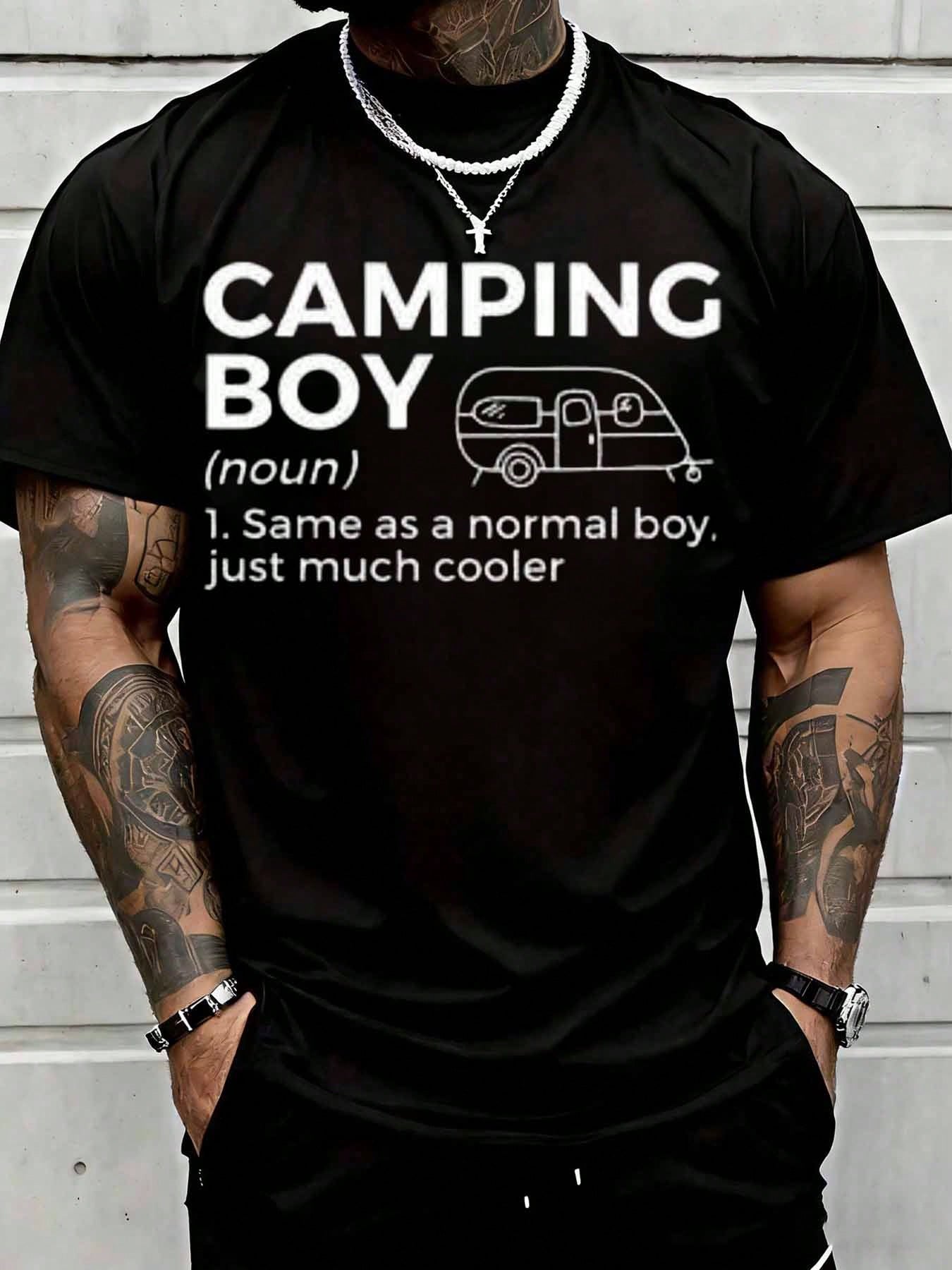 Outdoor Sports Adventure - Camping Boy Definition Funny Camper Van
