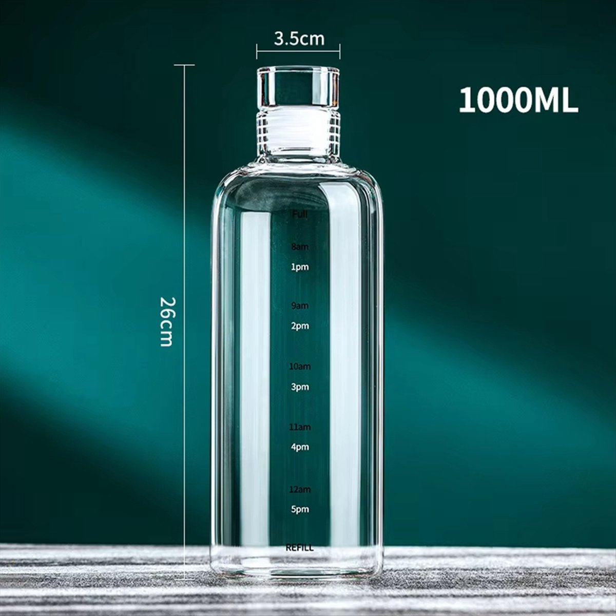 Okay 1000ml Glass Sport Water  - Outdoor Sport Glass Water Bottle recension och pris