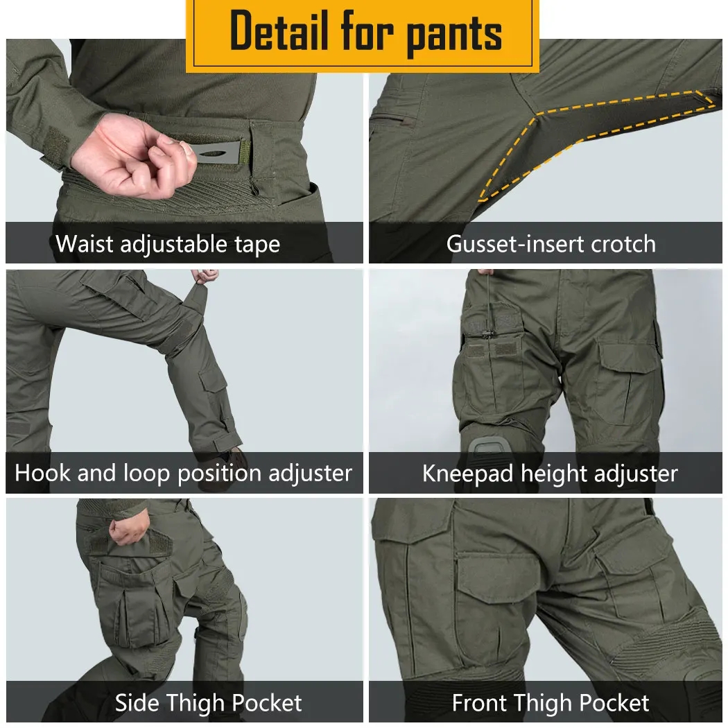 G3 Combat Pants +Pads Elastic  - Outdoor Sport Climbing Gear recension och pris