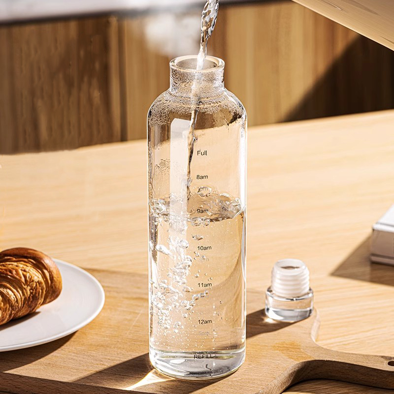 FOME 500/750/1000ml Glass Spor - Outdoor Sport Glass Water Bottle recension och pris