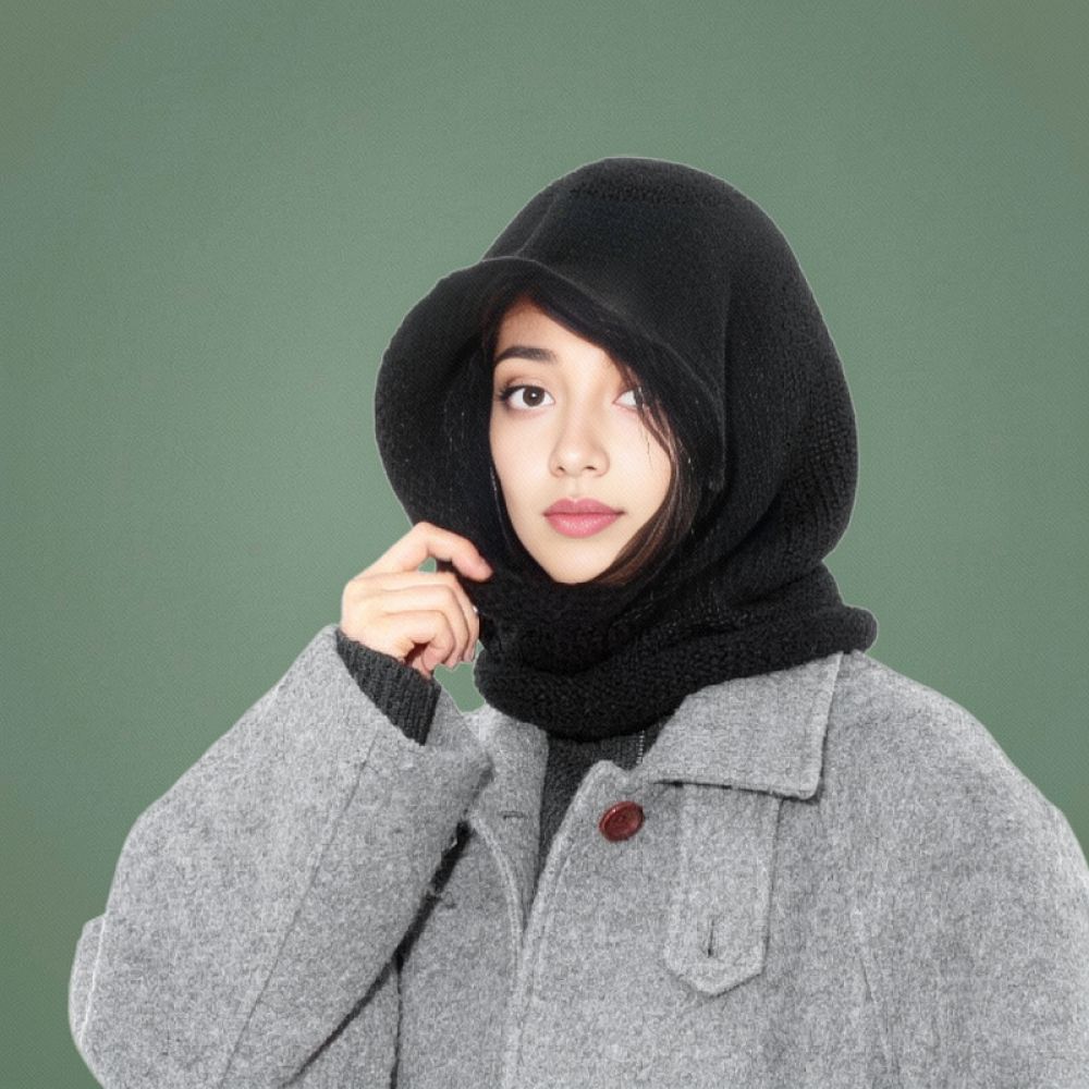 Cozy Knitted Thermal Hat Neck  - Outdoor Sport Climbing Gear recension och pris