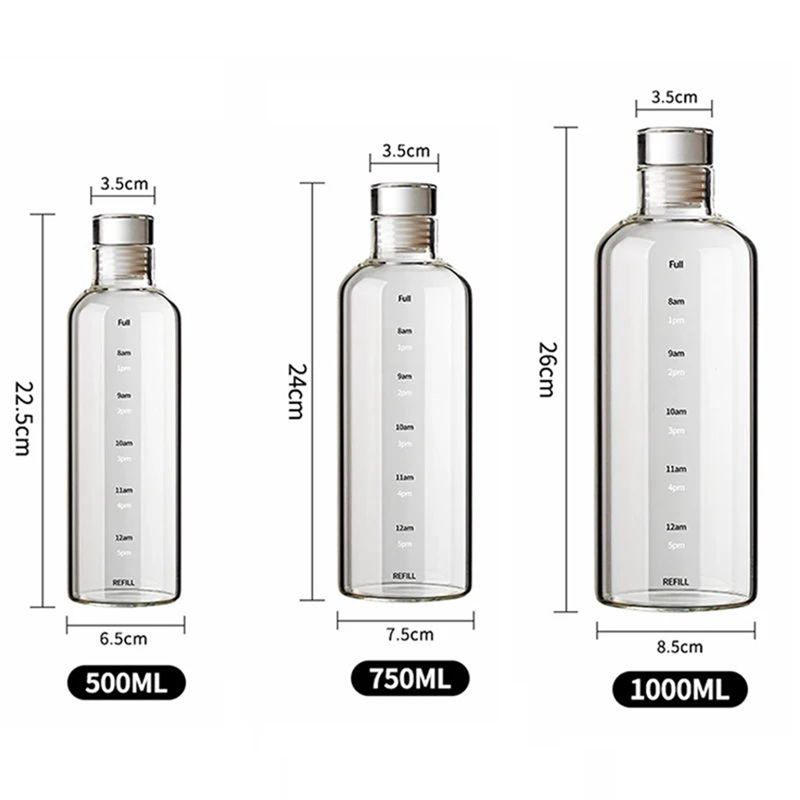 ABUN Borosilicate Glass Sport  - Outdoor Sport Glass Water Bottle recension och pris