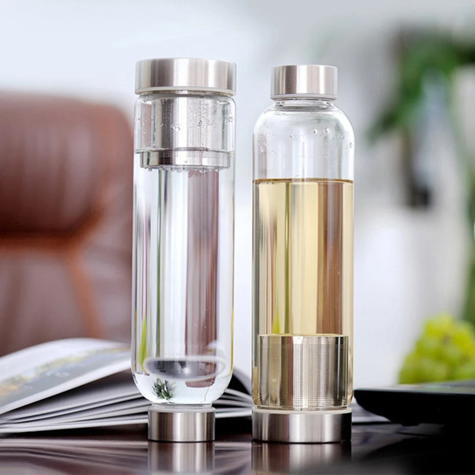 Glass Sport Water Bottle Tea I - Outdoor Sport Glass Water Bottle recension och pris